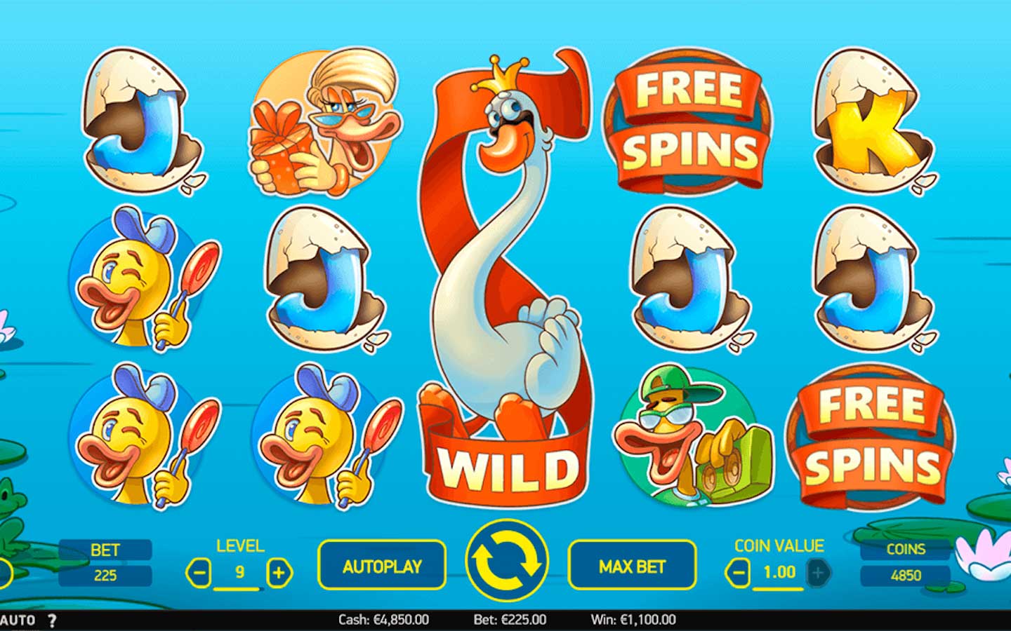 Scruffy Duck Slot - игровой слот от NetEnt. Отзывы, обзор игрового автомата, процесс игры видеослота Неряшливая Утка от НетЕнт. Бонус и регистрация!